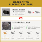 Amari 1-Seater Sofa Recliner Armchair Manual/Electric Reclining PetFriendly ScratchResist