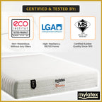 MyLatex VIENNA 10" Natural Pinhole Latex Mattress Orthopedic - All Sizes Available