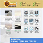 Therapedic Spinal Feel 14" Mattress Pocketed Spring w/ Natural Latex- All Sizes