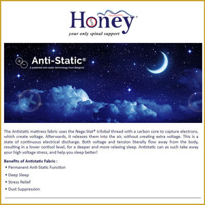 Honey Spinal Plus 10" Anti-Static Posture Support Spring Mattress - All Sizes Available