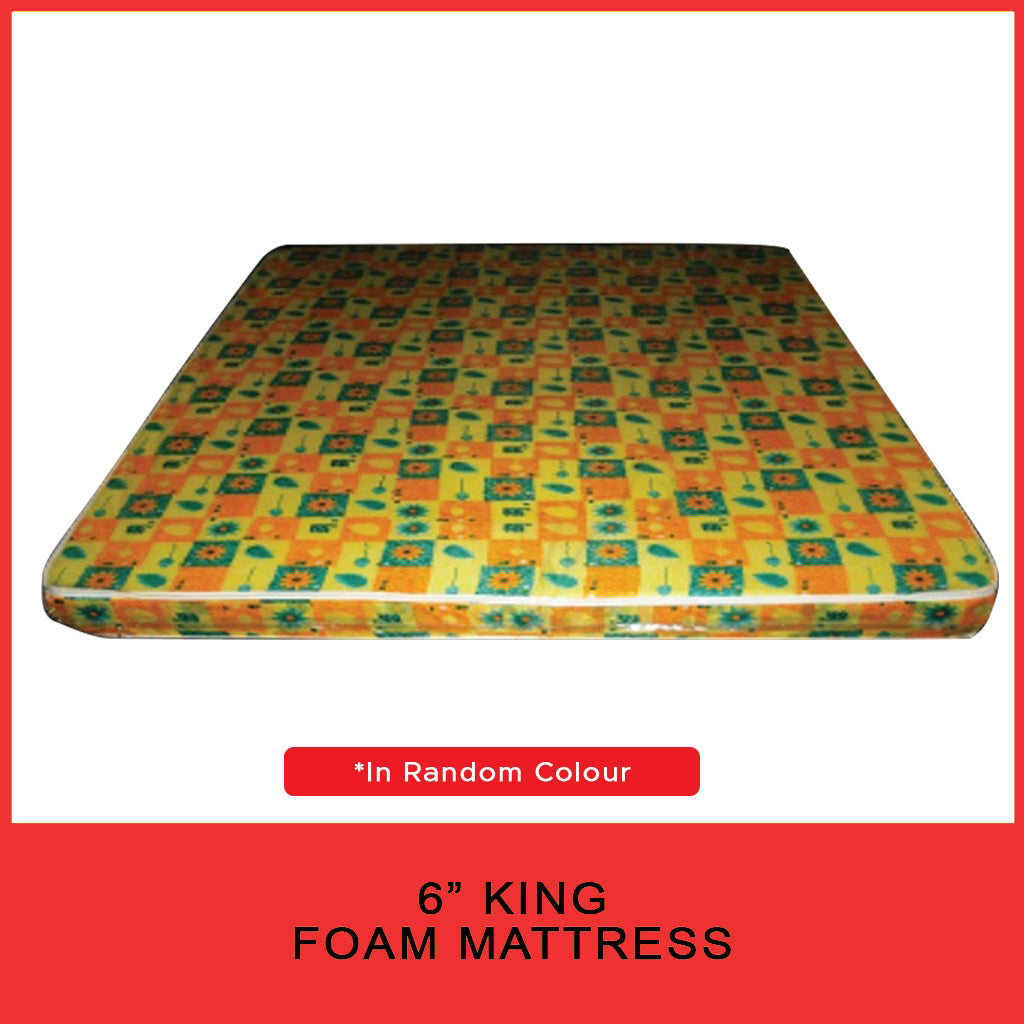 4"/6"/8" Comfort Foam Mattress High Density Foam Premium Quilt - All Sizes Available
