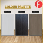 Malta Series 4/5/6/8x8FT 2-Door Sliding Door Wardrobe with Mirror Door in 3 Colours