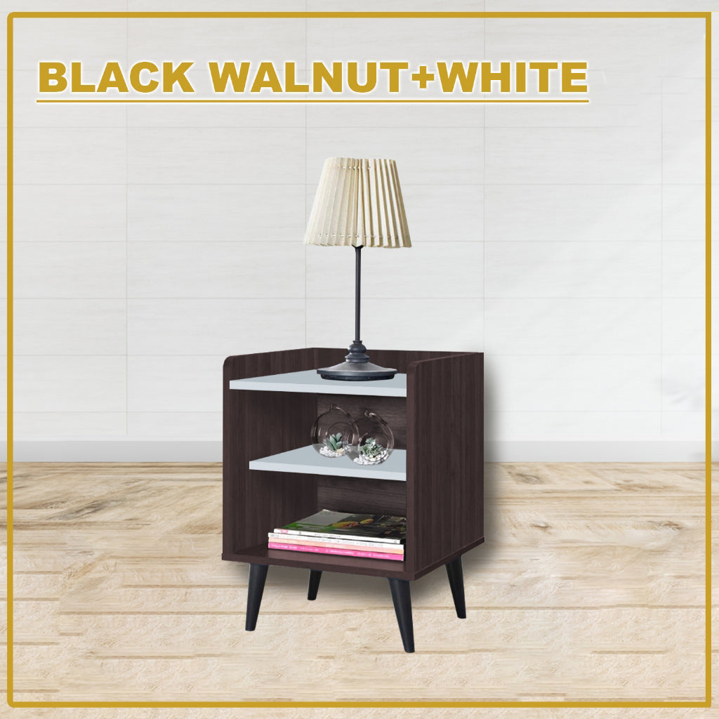 Arius CARB-P2 Certified Board Bedside Table Side Table in Fully Laminated Finish in 6 Colours