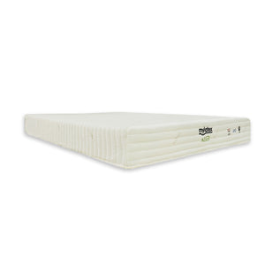 MyLatex ALICE 10" Mattress Natural Latex Top, Foam Base and Wood Fabric Cover - All Size
