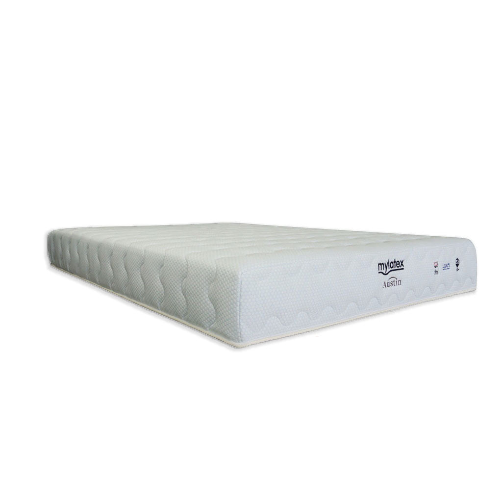 MyLatex AUSTIN 10" Mattress Natural Latex Top Cooling Silk Fabric Cover - All Size