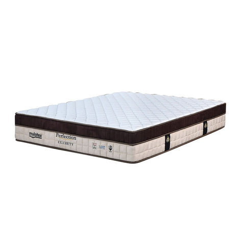 Image of MyLatex CELEBRITY 12" Mattress Natural Latex, Coconut Fiber, Nano Silver Cover - All Size