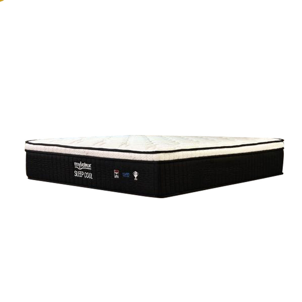 MyLatex 12" Sleep Cool Mattress Natural Latex & Cool Silk Fabric - All Sizes Available