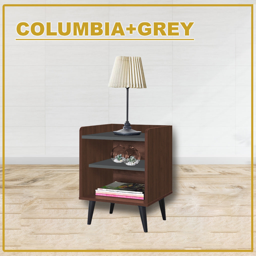 Arius CARB-P2 Certified Board Bedside Table Side Table in Fully Laminated Finish in 6 Colours