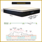 Therapedic Spinal Feel 14" Mattress Pocketed Spring w/ Natural Latex- All Sizes