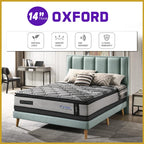 Honey Oxford 14" Graphene Series 7-Zone Pocket Spring Anti-Static Mattress - All Sizes