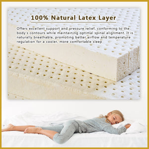 King Koil Simplicity COMFORT 11" Mattress Flax Linen Collection - w/ Pillow