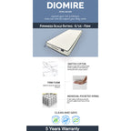 Sabel Queen Size Metal Bed Frame with Mattress