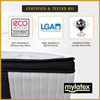 MyLatex 12" Comfort Cool Mattress Pocket Spring w/ Latex Layers - All Sizes Available