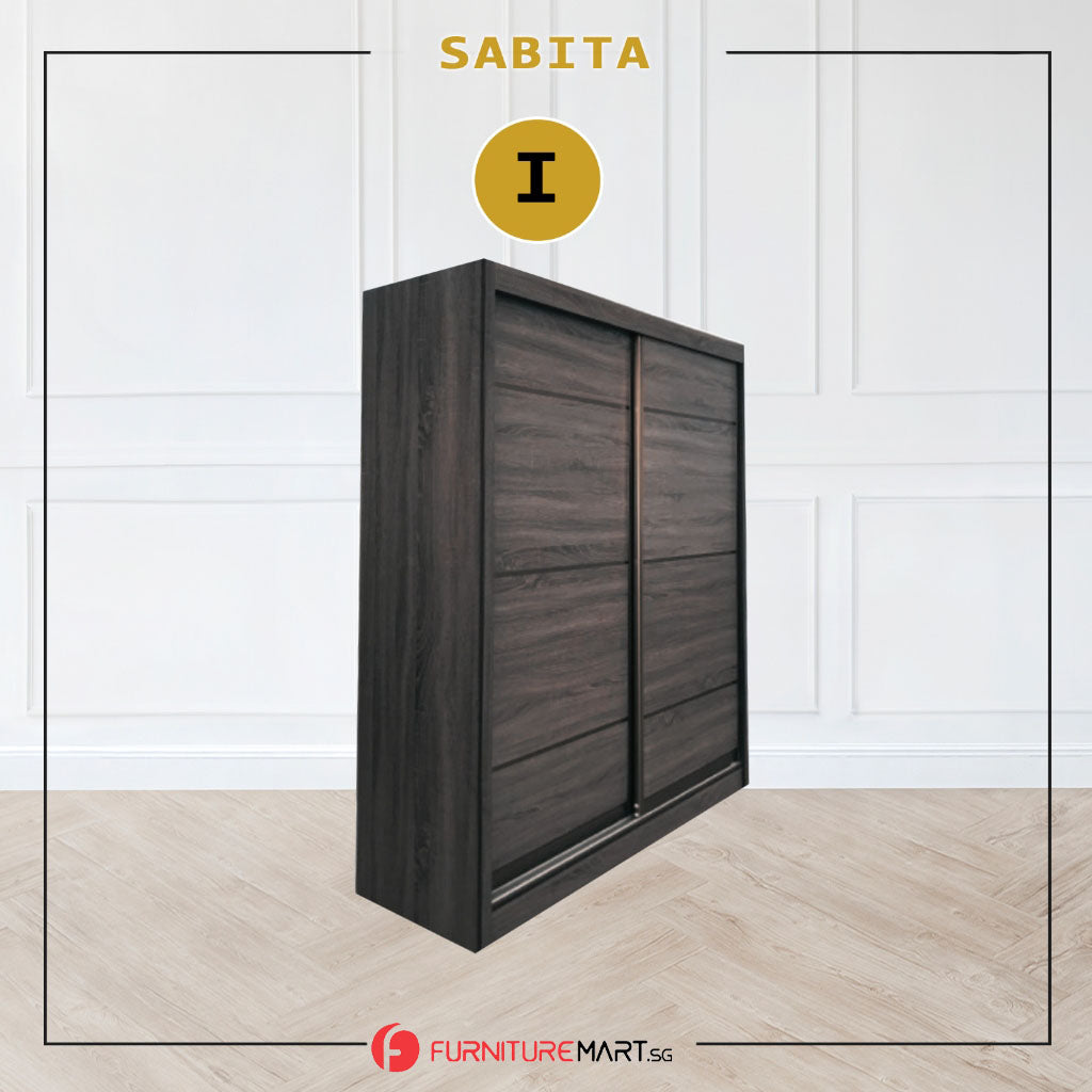 Sabita Series 5ft Sliding Wardrobe Scratch Resistant in 11 Designs