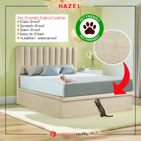 Image of Hazel 16" SBD Lift Up Storage Bedframe - Pet-Friendly Option / Mattress Option