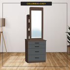 Velin CARB-P2 Certified Board Dressing Table / Gliding Drawer Dresser in 6 Colours
