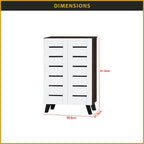 LUNA CARB-P2 Certified 2 Doors Shoe Cabinet with Air Ventilation Shoe Rack in 2 Colours