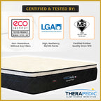 Therapedic Spinal Feel 14" Mattress Pocketed Spring w/ Natural Latex- All Sizes