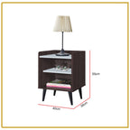 Arius CARB-P2 Certified Board Bedside Table Side Table in Fully Laminated Finish in 6 Colours