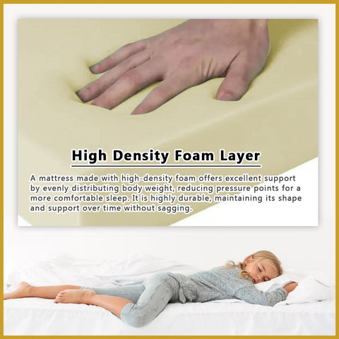 Image of Honey Spinal Plus 10" Anti-Static Posture Support Spring Mattress - All Sizes Available