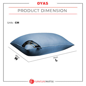 OYAS Single Line Pillow Hilton Hotel Grade 1000g