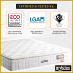 MyLatex ILLY 10" Natural Latex Mattress, Multi-Layered Coconut Fibre - All Sizes