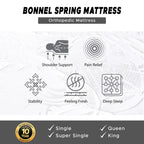 Ortho Coil 9"/11" Bonnel Spring Mattress Euro Supreme & Hotel Premier - All Sizes