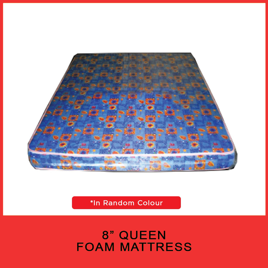 4"/6"/8" Comfort Foam Mattress High Density Foam Premium Quilt - All Sizes Available