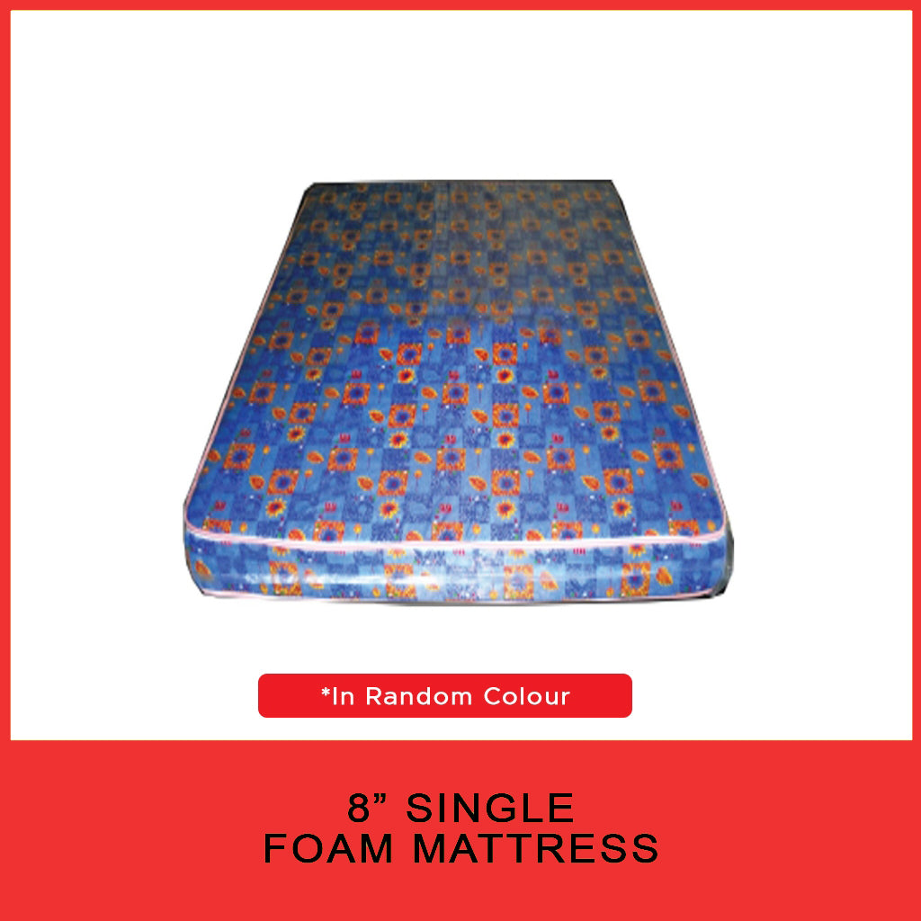 4"/6"/8" Comfort Foam Mattress High Density Foam Premium Quilt - All Sizes Available