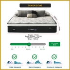 Honey Latex Cool 11" Natural Latex Cooling Silk Mattress - All Sizes Available