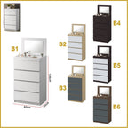 Laney CARB-P2 Certified Board 4 Chest of Drawers with Mirror and Cosmetics Compartment in 2 Models