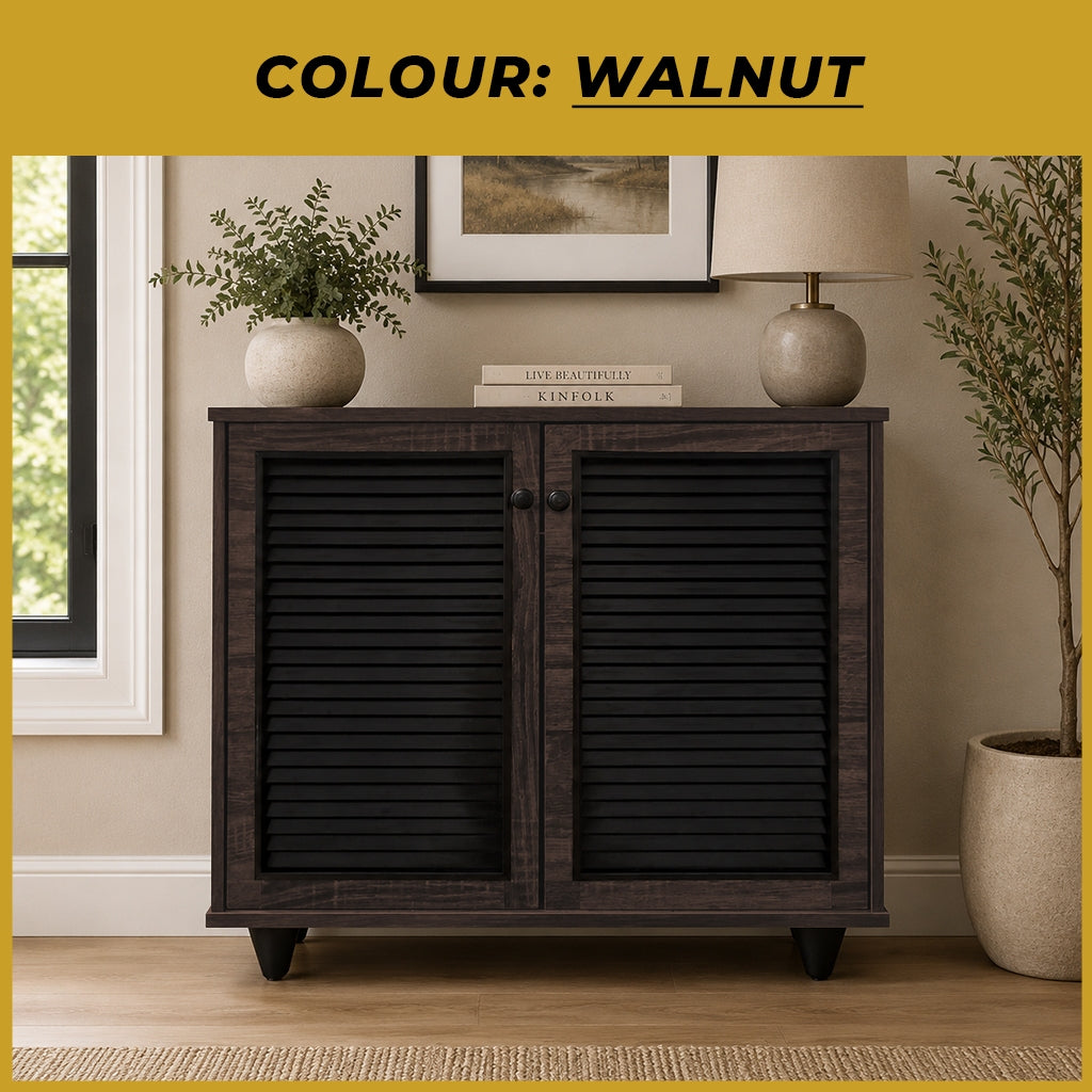 JULIA CARB-P2 Certified 2 Doors 3 Doors Shoe Rack / Shoe Cabinet With Free Installation