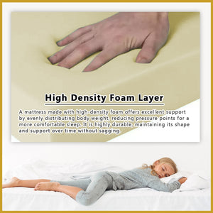 Honey Spinal XL 12" Anti-Static Posture Support Spring Mattress - All Sizes Available