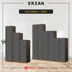 Erzan Series Single and Double Door Cabinet Bookshelf Storage in 6 Colours