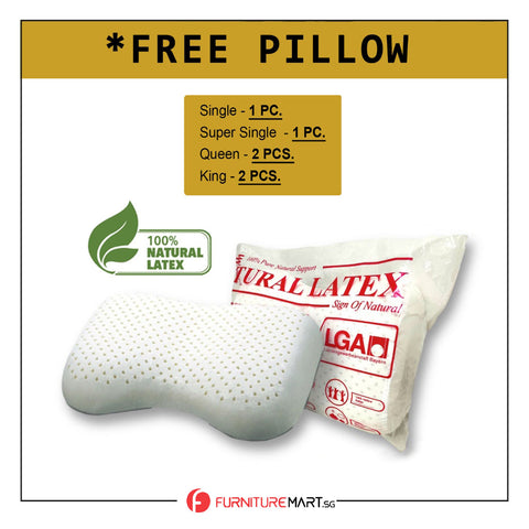 Image of MyLatex CELEBRITY 12" Mattress Natural Latex, Coconut Fiber, Nano Silver Cover - All Size