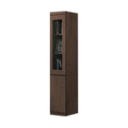 Athena 1 Bookshelf With Glass Doors in 3 Colours