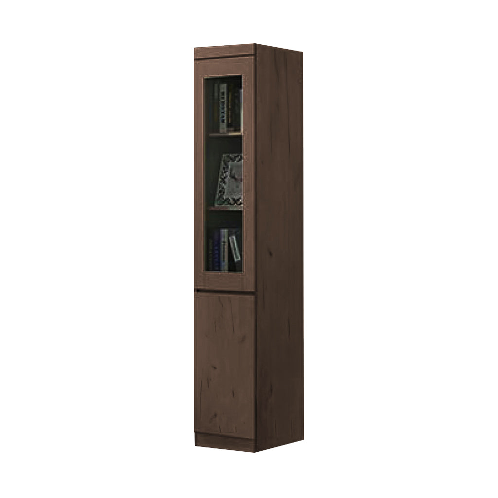 Athena 1 Bookshelf With Glass Doors in 3 Colours