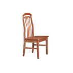 Aisha Dining Chair Collection Solid Wood with Marble or Cushioned Seat in Walnut/Cherry