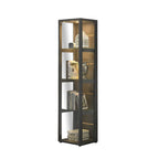 Tessa Series 1 Display Cabinet Book Shelves Glass Door with Light