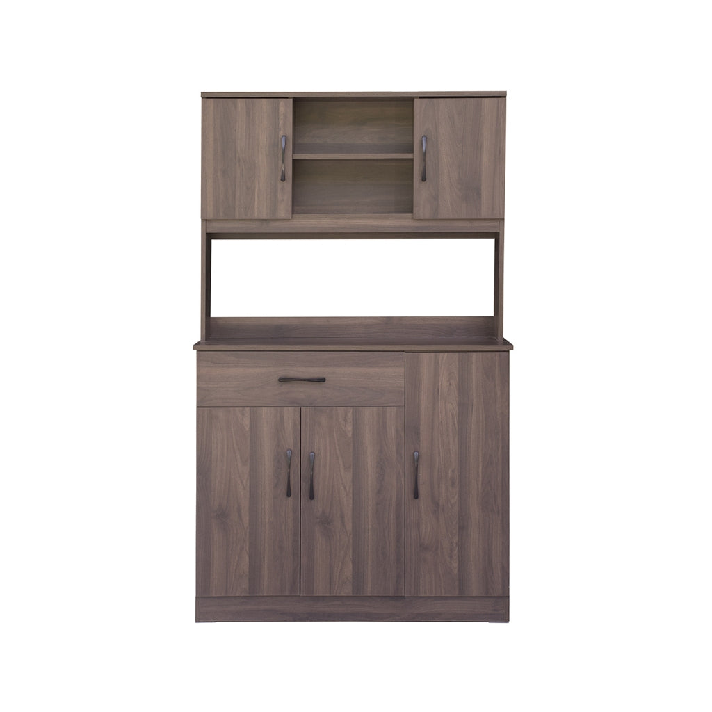 Ponio Series A Kitchen Cabinet with Drawers and Top Cabinet in 4 Colours