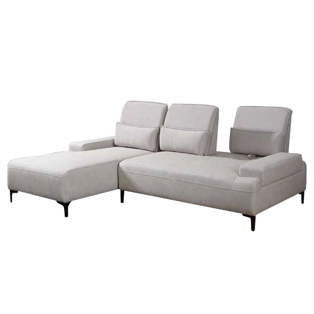 Veeta Model A 3-Seater Sofa Collection with L-shaped - PetFriendly w/ Pushback Function