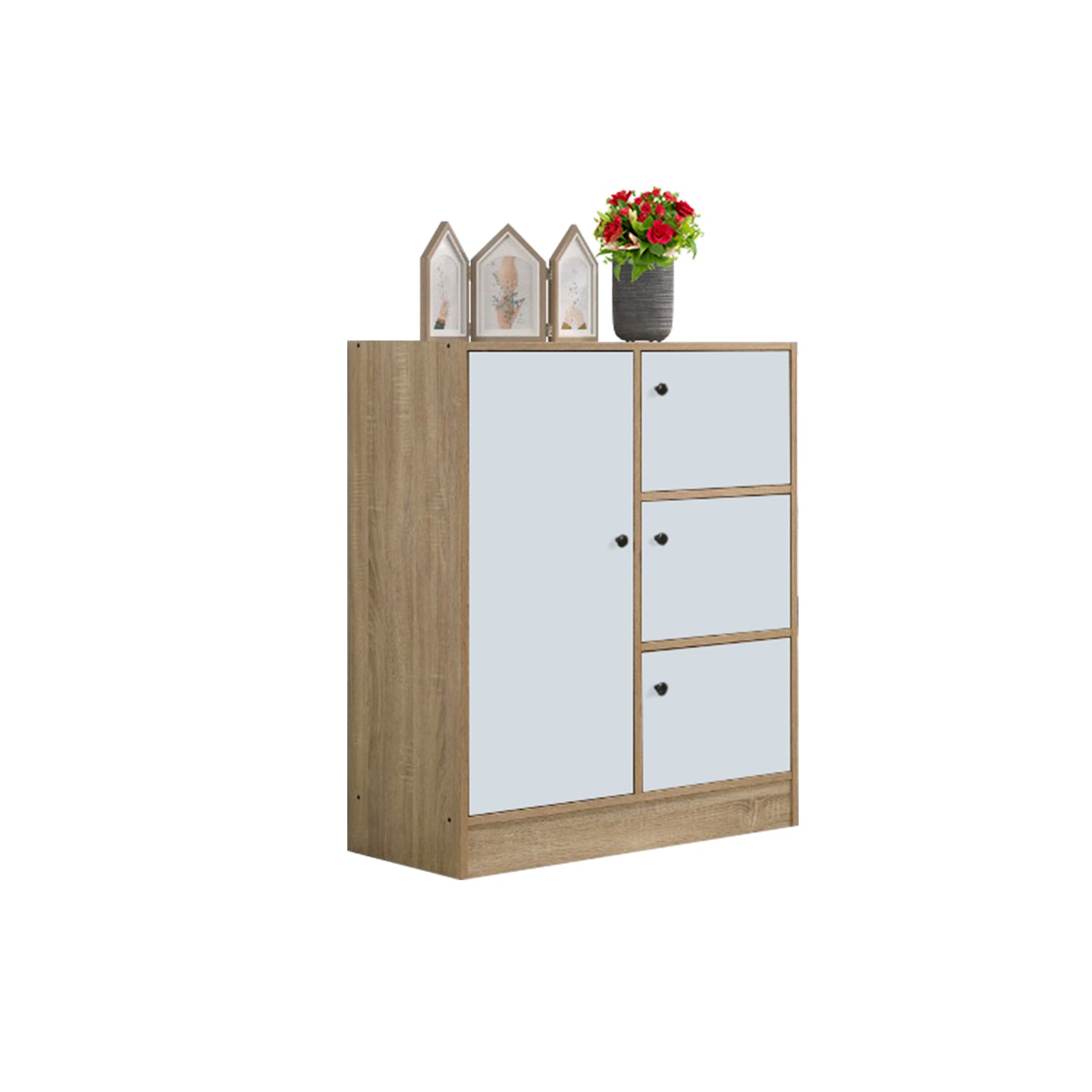 Maisie 2-Door Wardrobe Multi-Purpose Cabinets in 6 Colours