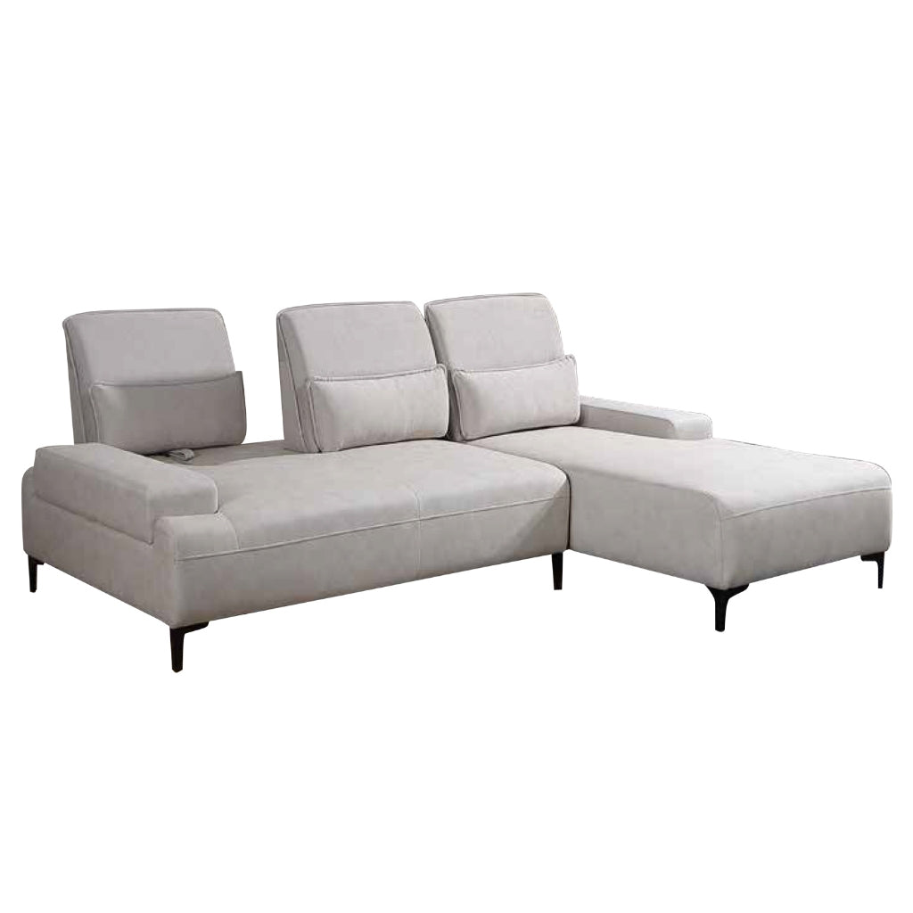 Veeta Model A 3-Seater Sofa Collection with L-shaped - PetFriendly w/ Pushback Function