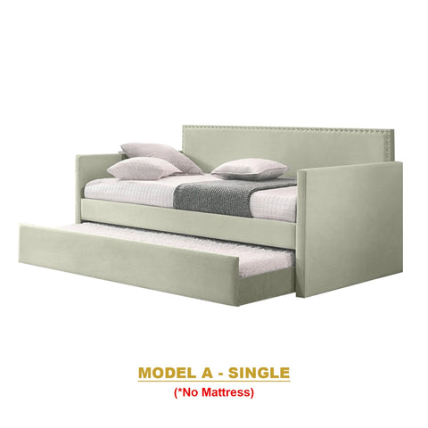 Image of Kaelle Series Daybed with Trundle or Drawer - With Mattress Option