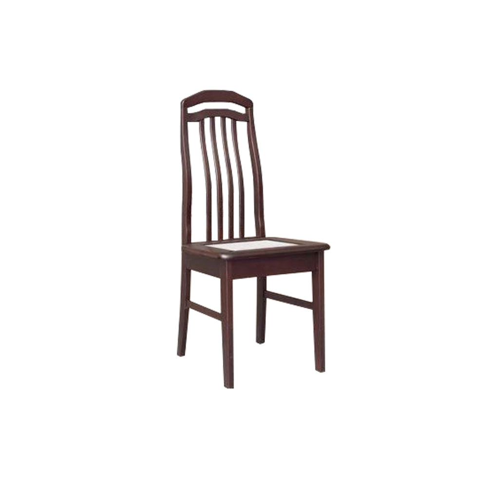 Aisha Dining Chair Collection Solid Wood with Marble or Cushioned Seat in Walnut/Cherry