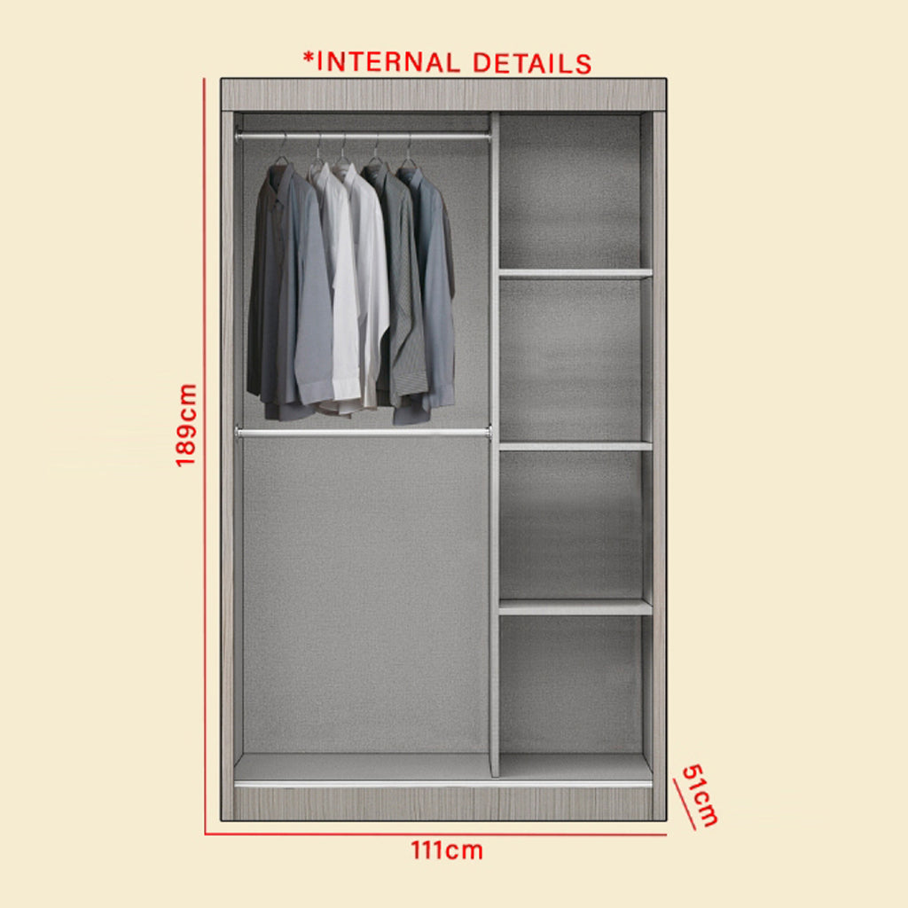 Vitta Series 11 4ft. Sliding Wardrobe