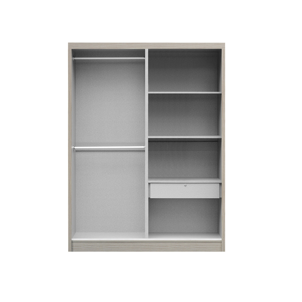 Kenzo Series 21 5ft Sliding Door Wardrobe with Internal Drawer