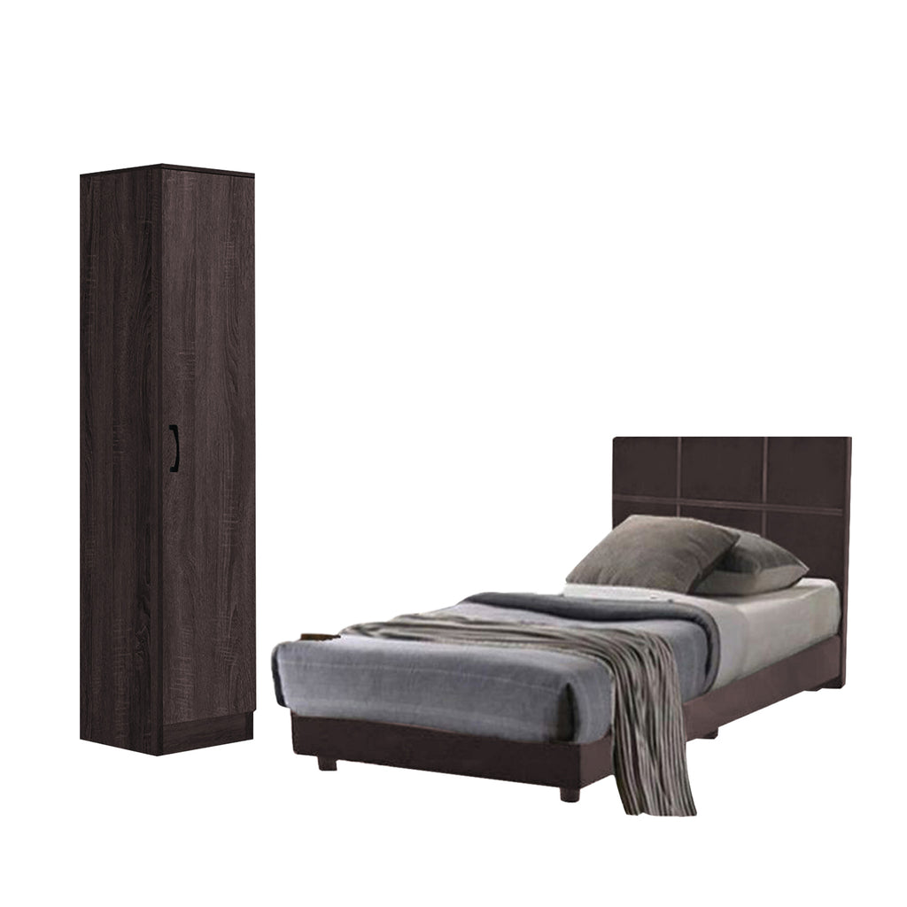 Toluca Bedroom Set Series 10 Includes Wardrobe/Bed Frame/Mattress In Single And Super Single Size.Free Installation