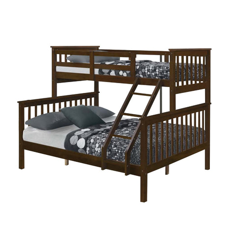 Image of Stella Series 1 Solid Rubber Wood Bunk Bed with Pull-Out Add On Option