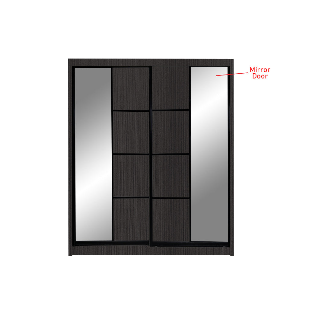 Kenzo Series 25 Sliding Glass And Mirror Door Wardrobe